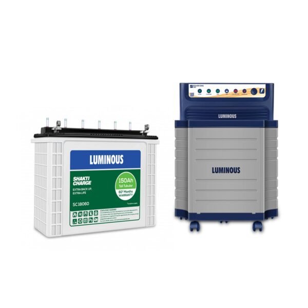 Luminous Inverter & Battery Combo with Trolley