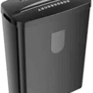 Amazon Basics 8-Sheet Strip Cut Paper With CD and Credit Card Shredder With 12 Liter Waste Basket Capacity